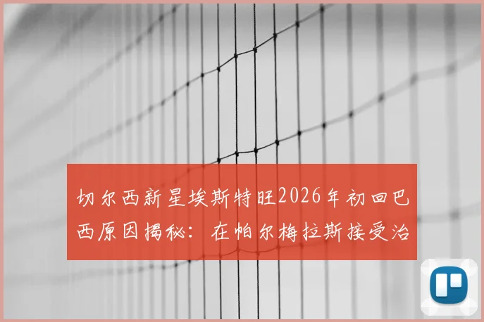 切尔西新星埃斯特旺2026年初回巴西原因揭秘：在帕尔梅拉斯接受治疗，最新伤情与未来展望